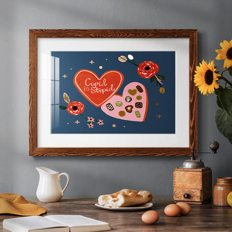 Happy Galentine II, H 26 po x l 38 po x P 1,5 po, Érable