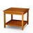 Longs Peak Eucalyptus 2-Shelf Side Table