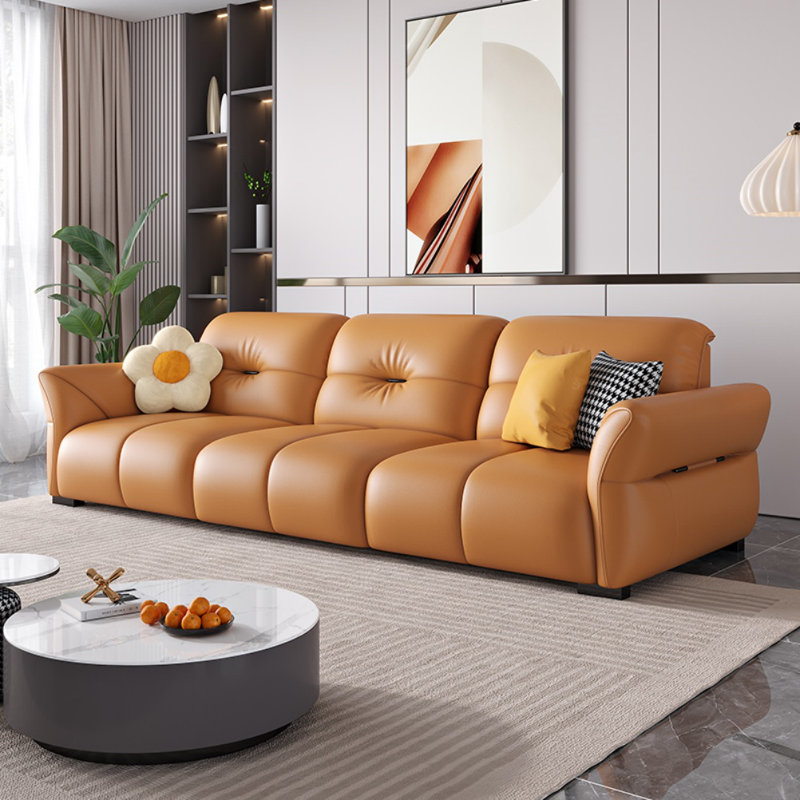 Minimalist Casual Sofa, Orange