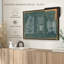 Impression sur toile bleu sarcelle calculatrice-1903595725
