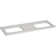 Silestone Quartz 61-In Vanity Top With Double Carillon Rectangle Cutouts