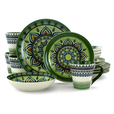 Salt Creek Piece Stoneware Dinnerware Set - Service for 4