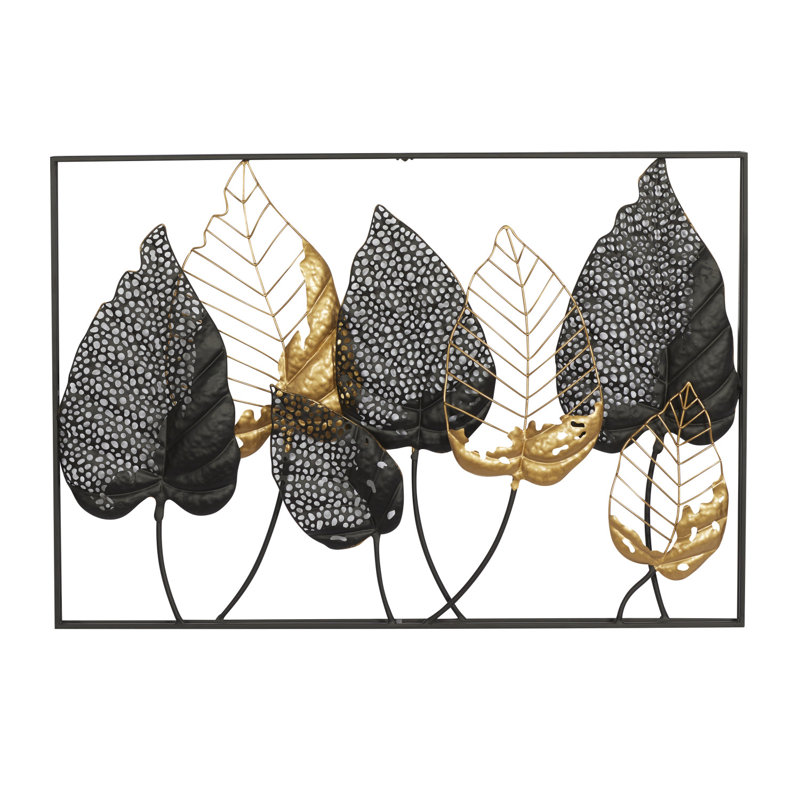 Glam Plants & Flowers Wall Decor on Metal
