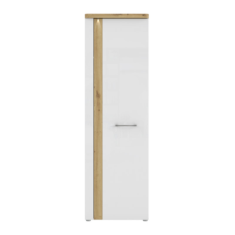 Malaki 1 Door Manufactured Wood Wardrobe