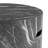 Lightweight Concrete Outdoor Side Table 15.7'' in W, Smooth Cylindrical Outdoor End Table, Modern Garden Small Garden Stool For Patio, Backyard, Dark Grey Marble-387155592