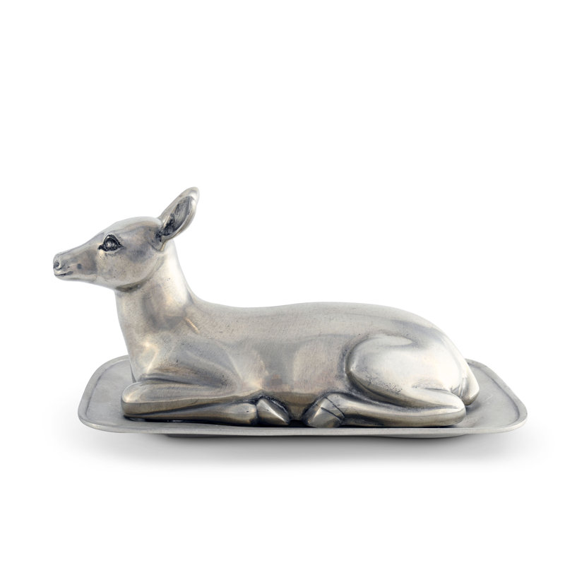 Lodge Pewter Butter Dish