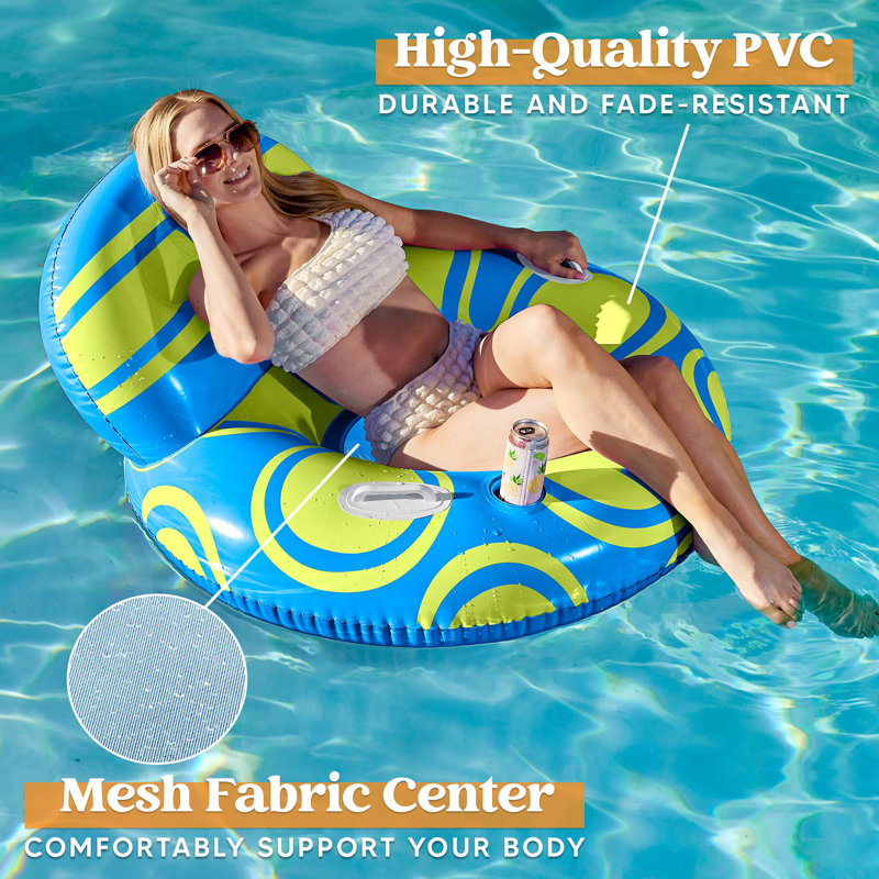 Pool Lounger with Big Seatback Inflatables