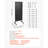 Pegboard Display Stand With 30 Hooks Pegboard Panels Display With Wheels Black