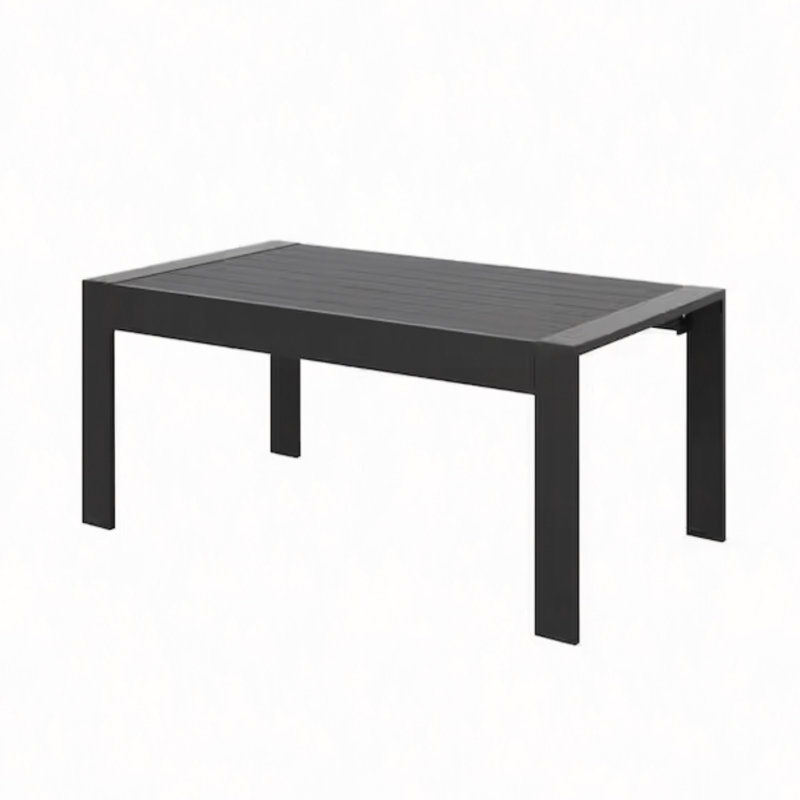 Table basse d'extérieur 43 po, Noir