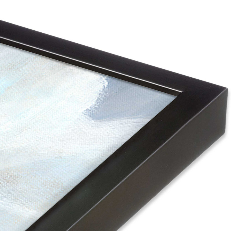 Imprimé «Layers of Light and Clouds II», H 17,75 po x l 17,75 po, Encadrement ouvert, zinc vieilli