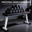 Flat Bench Foldable, 440lb Capacity, Stable Weight Bench for Strength Training & Press Exercises