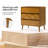 Haney 30''W Mid-Century Modern 3 - Drawer Dresser with Built-in Charging Staion and Solid Wood Legs-506536608