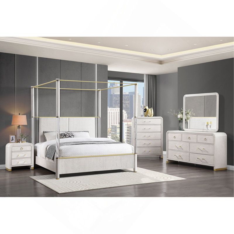 Vertical Chest With Curved Top & Decorative Handles