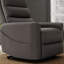 Fauteuil relevable en similicuir gris Bentley-822384370
