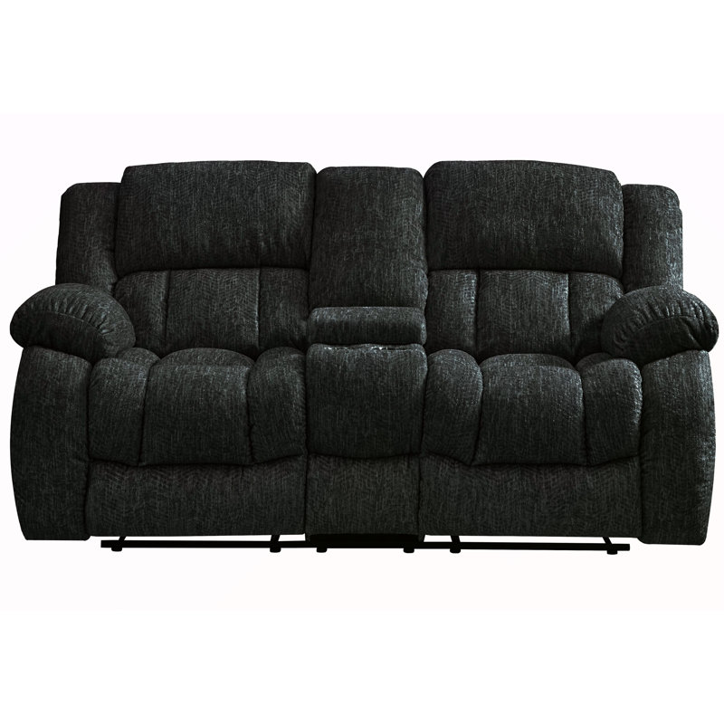 Causeuse inclinable Stonic, Noir