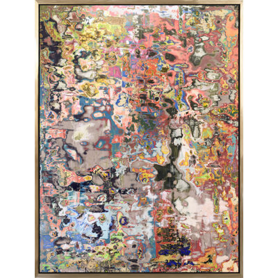 Comical Aspiration - Peinture sur toile avec cadre flottant