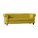 Canapé Chesterfield à accoudoirs roulés