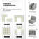 Manusite L-Shaped Reversible Modular Sectional Couch with Storage Ottoman