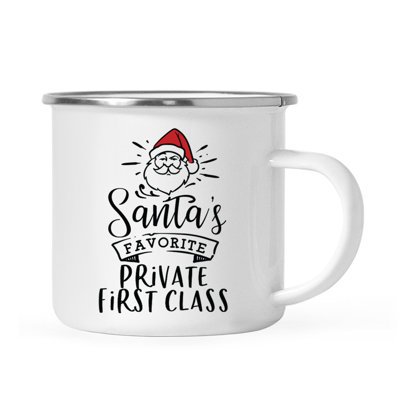 Tasse de camping militaire Yunus Santa's Favorite