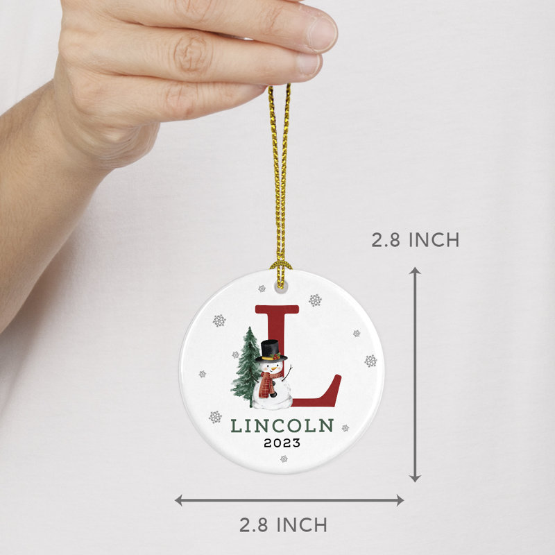 0.1'' Holiday Shaped Ornament, Yes