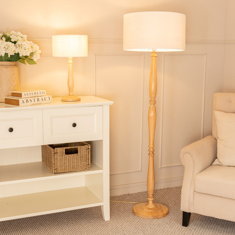Kennith Wood Table Lamp, No