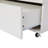 White 5-Drawer Dresser With Wheels & Handles
