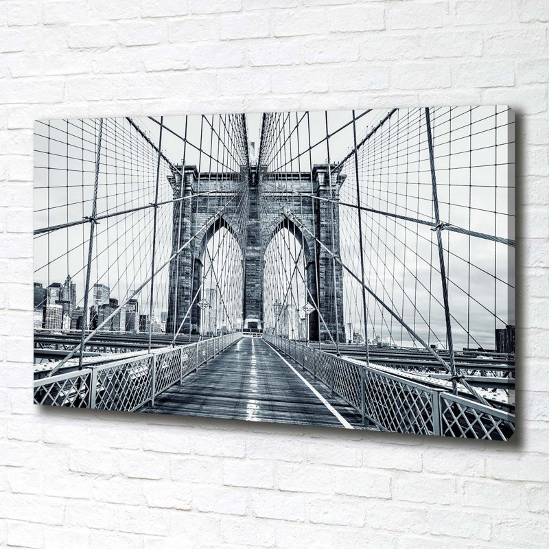 Brooklyn Bridge - Wrapped Canvas Print