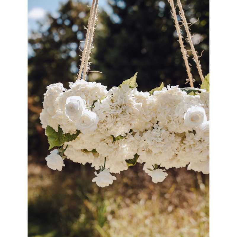 Lustre de jardin Virelia RealTouch, Neige