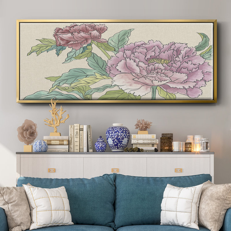 Peony Blooms I - toile encadrée