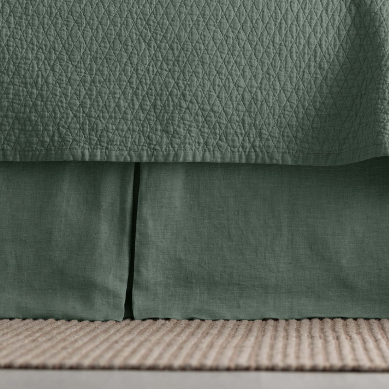 Dawn Tailored Wrap Around Bed Skirt, Thunder