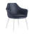 Teegan 19'' H Upholstered Metal Armchair-438107530-463156452