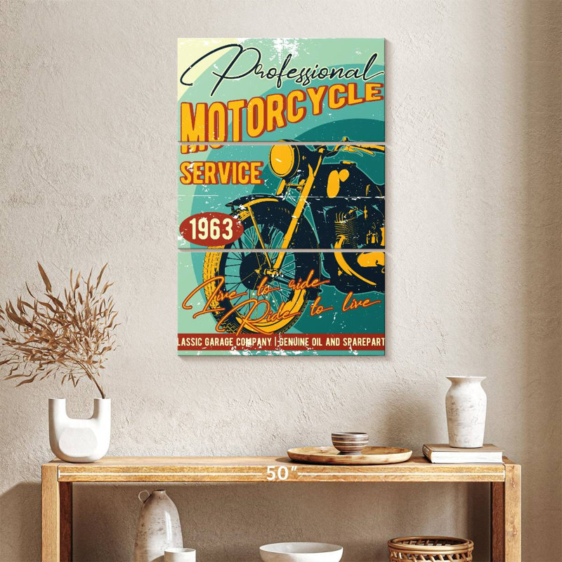 Affiche rétro Mehar, H 38 po x l 24 po