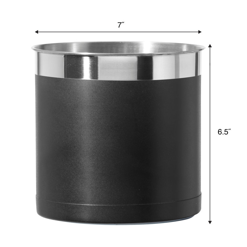 OGGI Neat Jumbo Utensil Crock, Black