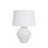 Osborn 26" Textured White/Antique Brass Table Lamp