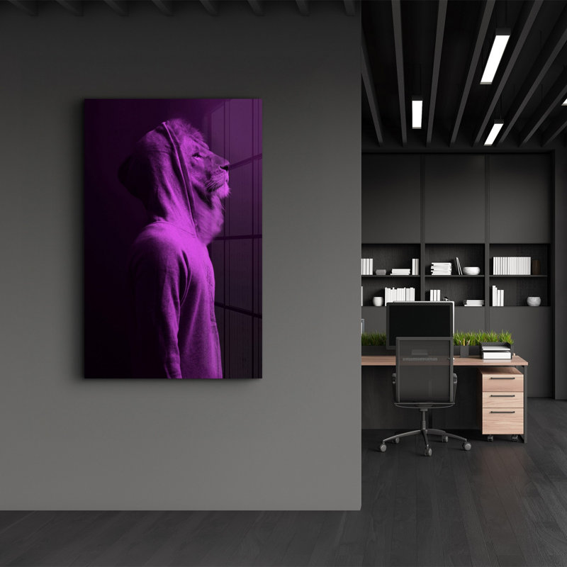 Élégante peinture murale en verre trempé de 13,8 po x 21,7 po | 100% verre trempé, épaisseur: 0,16 pouce | Imprimé UV pour des couleurs éclatantes | Parfait pour la décoration intérieure, le salon et les espaces de bureau