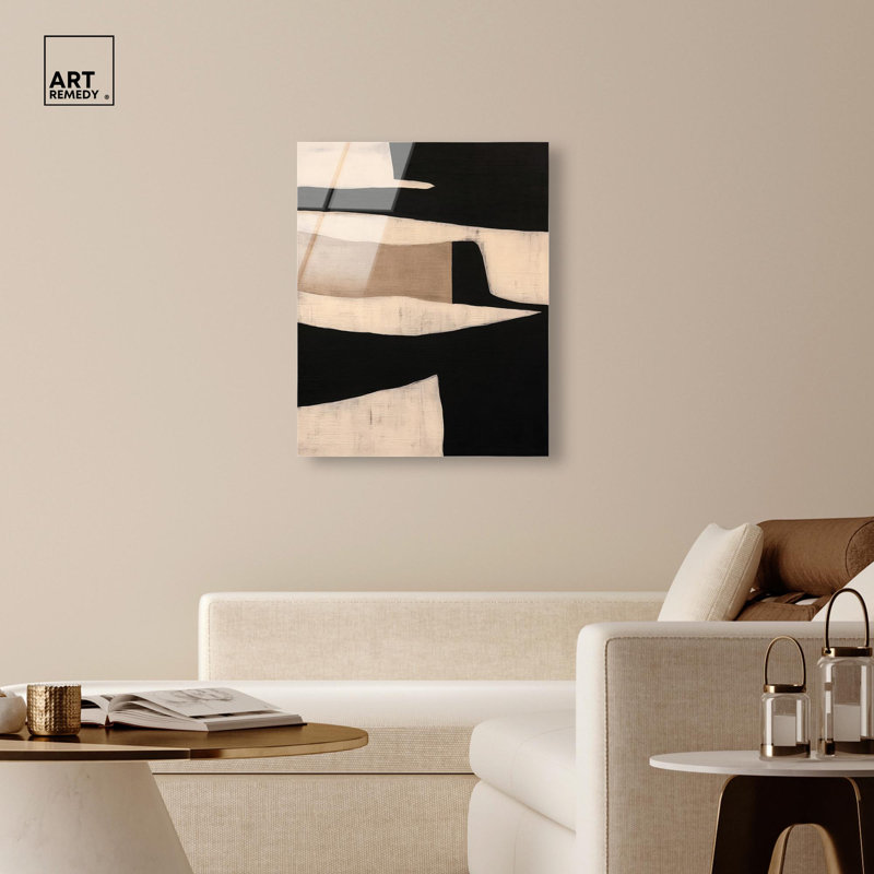 Art abstrait en verre Madam, H 36 po x l 30 po