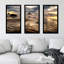 Pacific Low Tide par Andy Amos - ensemble de 3 reproductions de photos sur acrylique-1874129927