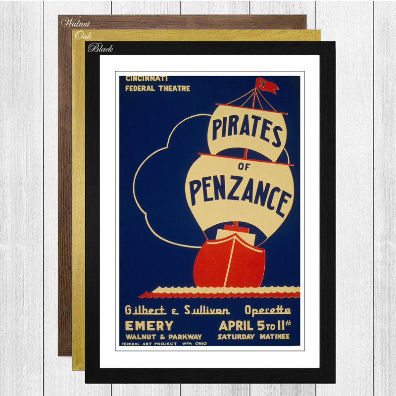 Single Picture Frame Print, Oak