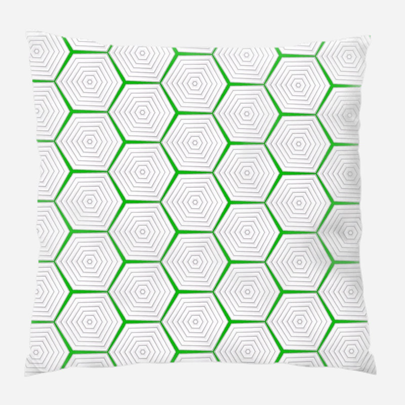 Geometric Microsuede Reversible Throw Pillow