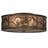 Rustic Lodge Antique Copper 4 - Bulb Outdoor Flush Mount