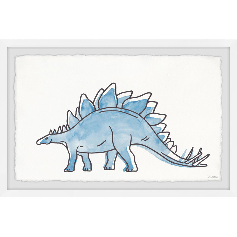 Kohut Stegosaurus, reproduction encadrée, H 8 po x l 12 po x P 1,5 po