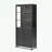 Accent cabinet with four doors and metal handles-1897666126