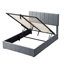 Lit plateforme tapissier avec système de rangement hydraulique-1318117201