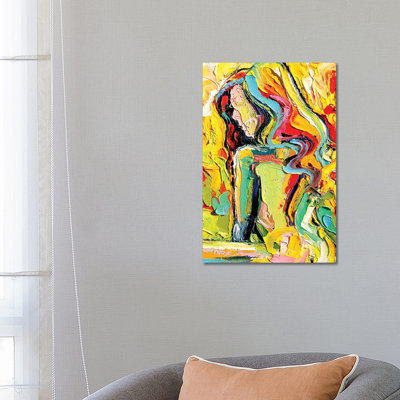 Femme 1 Piece Wrapped Canvas Painting