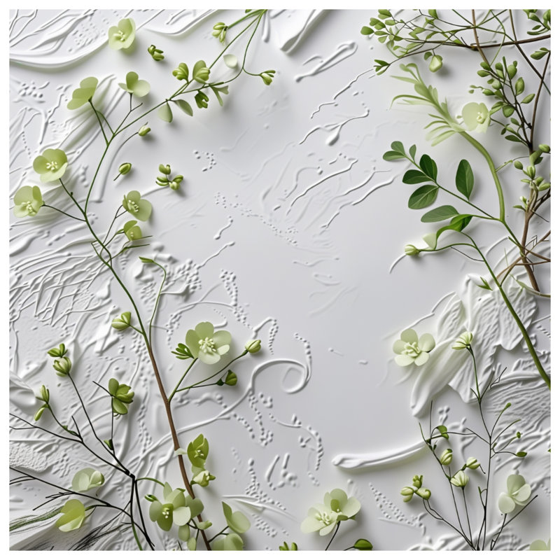 Décoration de salle de bain Greenery, 24in W x 17in L