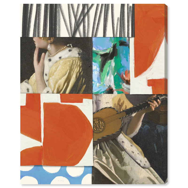Toile abstraite Music Muse par Oliver Gal, 20"H x 16"W, Gallery Wrapped