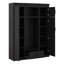 Arbre d'entrée 85,5 po avec banc, armoire de rangement pour hall d'entrée avec 3 crochets, portemanteau avec 4 portes, 1 tiroir et tablettes réglables-911068038