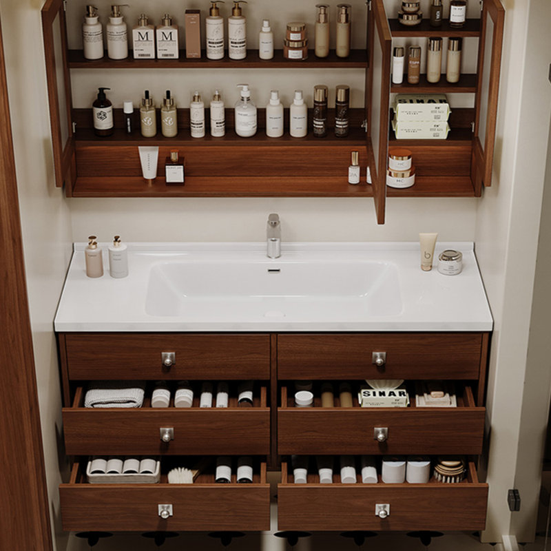 American retro simple bathroom cabinet