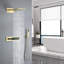 3 systèmes de douche thermostatiques fonctionnels avec boutons-poussoirs-100654086