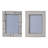 Ivory Embossed Picture Frame - Set of 2